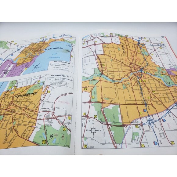 Hagstrom New York State Road Atlas 1995 Paperback Large Scale Vintage - Picture 10 of 12